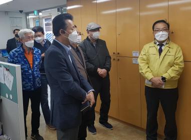 만안구청장 방문 "동네한바퀴" 운영 이미지