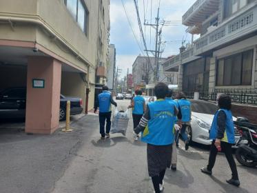 동V-터전, 환경정화활동 실시 이미지