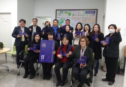 안양7동 사회단체, FC안양 연간회원권 구매 동참 이미지