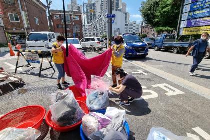박달1동 수해피해가구 세탁 봉사 이미지