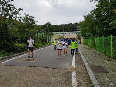 청소년지도자협의회 마스크 배부 활동 이미지