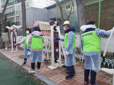 3월 13일 평촌동 관내 방역작업 실시 이미지