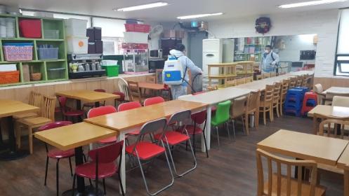 3월 26일 평촌동 관내 방역작업 실시 이미지