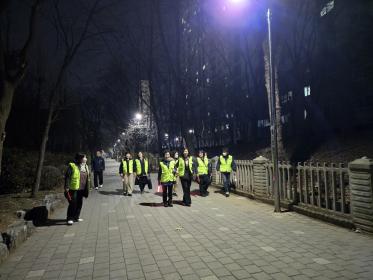 청소년 유해환경 야간순찰 활동 이미지