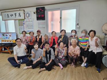 관내 경로당 복맞이 인사 이미지