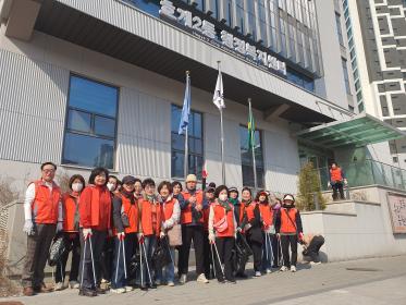 호계2동 행복홀씨 정화활동 실시 이미지