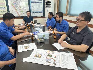 범계동 관내 예초작업 추진 및 사전 안전교육 실시 이미지