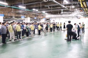 동안구 공습대비 민방위 훈련 이미지