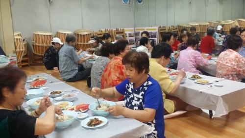 어르신 초복맞이 삼계탕 대접행사 이미지