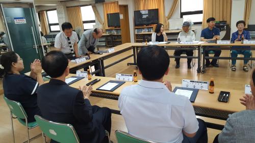 1사1경로당 자매결연 협약식 이미지