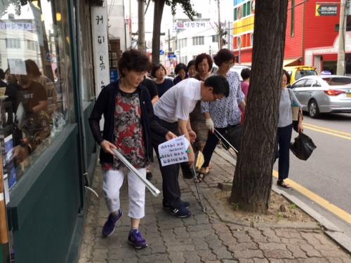 통친회 정화활동 실시 이미지