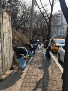 도시경계구역 정화활동(클린데이) 자원봉사 실시 이미지