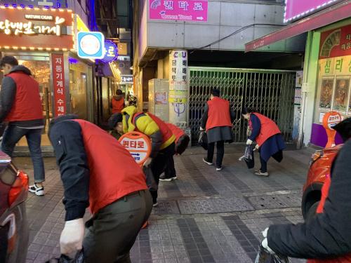 깨끗한 안양일번가 만들기 이미지