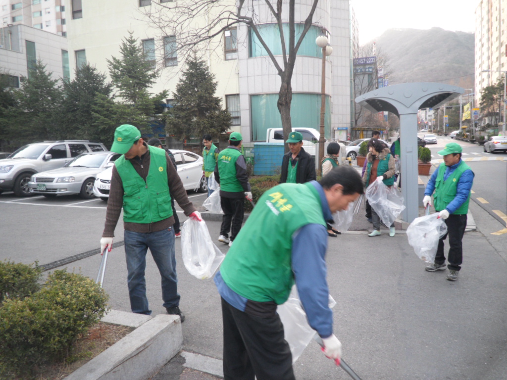 새마을대청소 실시 이미지