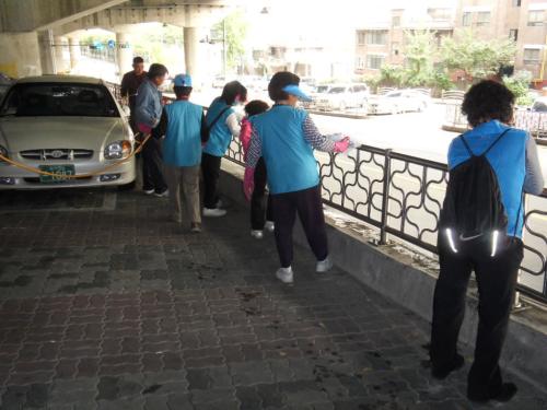 관내 물청소 이미지