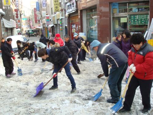 우리동 제설작업 이미지