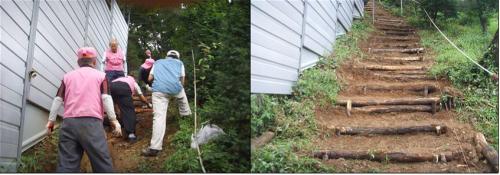 희망일자리사업 등산로 정비 및 산지정화 이미지