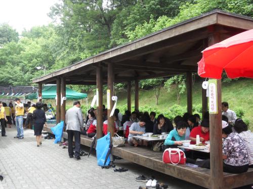 보리밥 바자회 개최 이미지