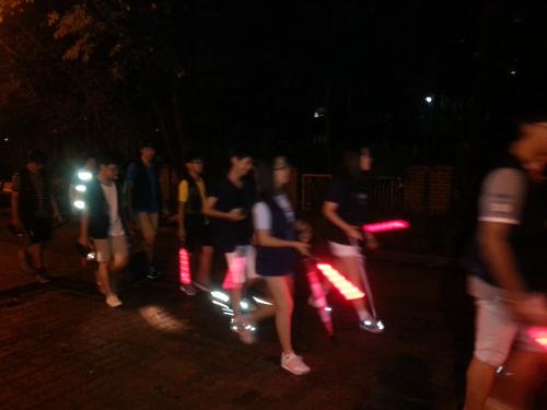 방학중 청소년 야간 자율방범 활동 실시 이미지