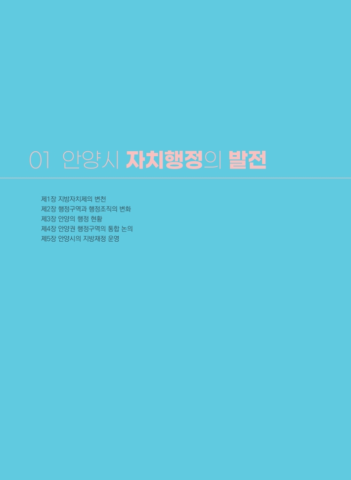 1편 안양시 자치행정의 발전 이미지