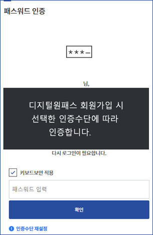 패스워드 인증 이미지