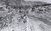 1970년 삼성천 하천 정비 모습