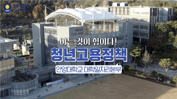 아는 것이 힘이다! 청년고용정책 안양대학교 대학일자리본부